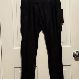 MonoB textured black leggings